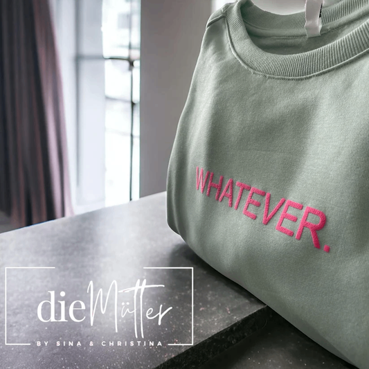 Statement Damensweatshirt mintgrün Minze neon pink, damenpullover mint Statement, Oversize damenhoodie mint ,Sweatshirt Damen minze mint,