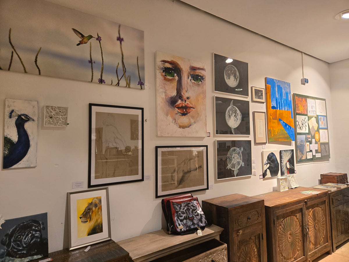 Kunstwand im KARL PopUp Store Fulda
