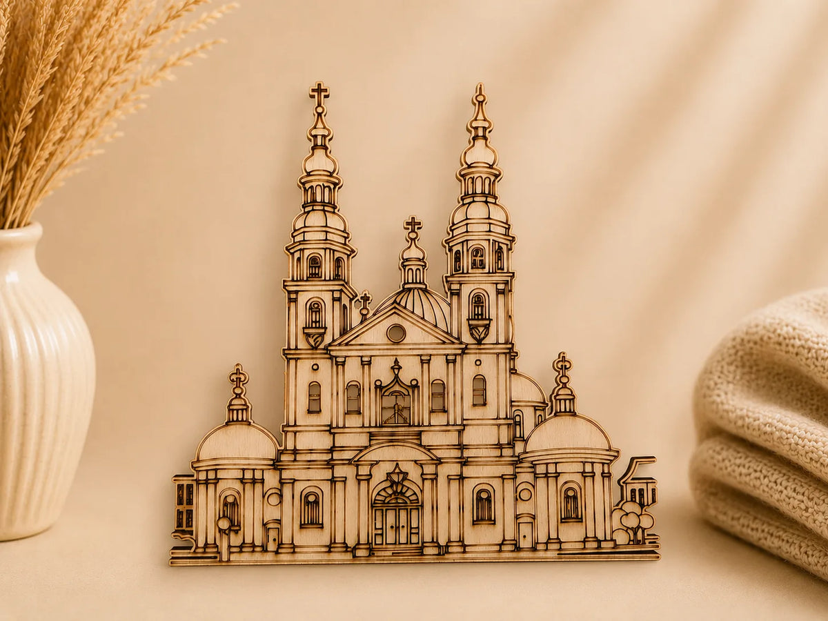 LED-Holzlampe „Fuldaer Dom“ von mk-kreativ