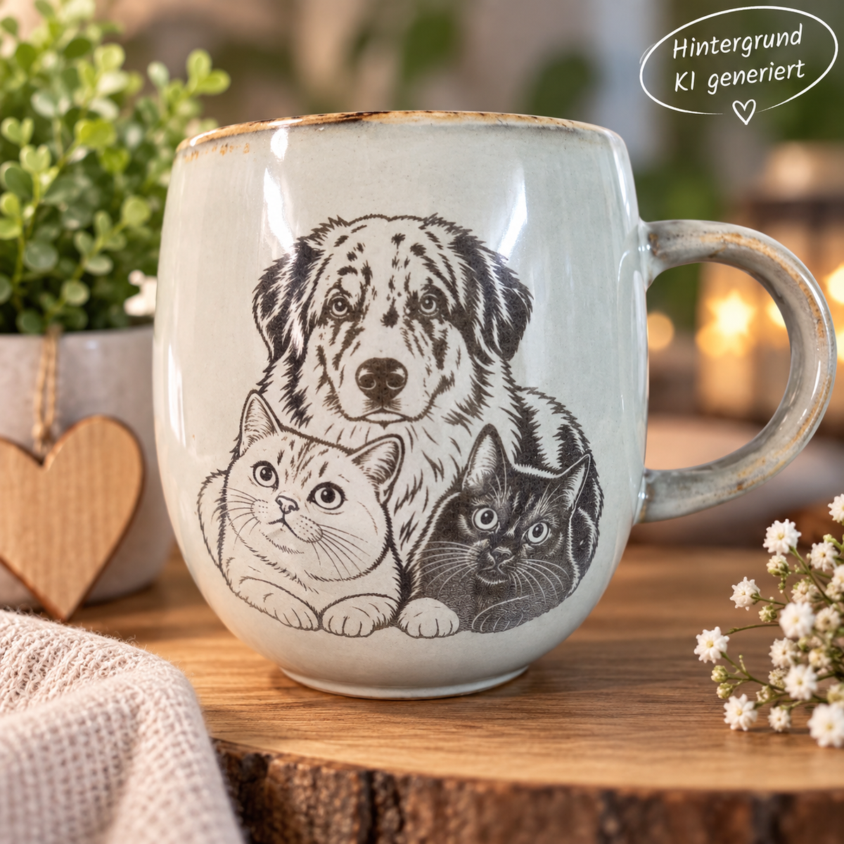 Kaffeetasse mit eigenem Foto oder Logo von mk-kreativ