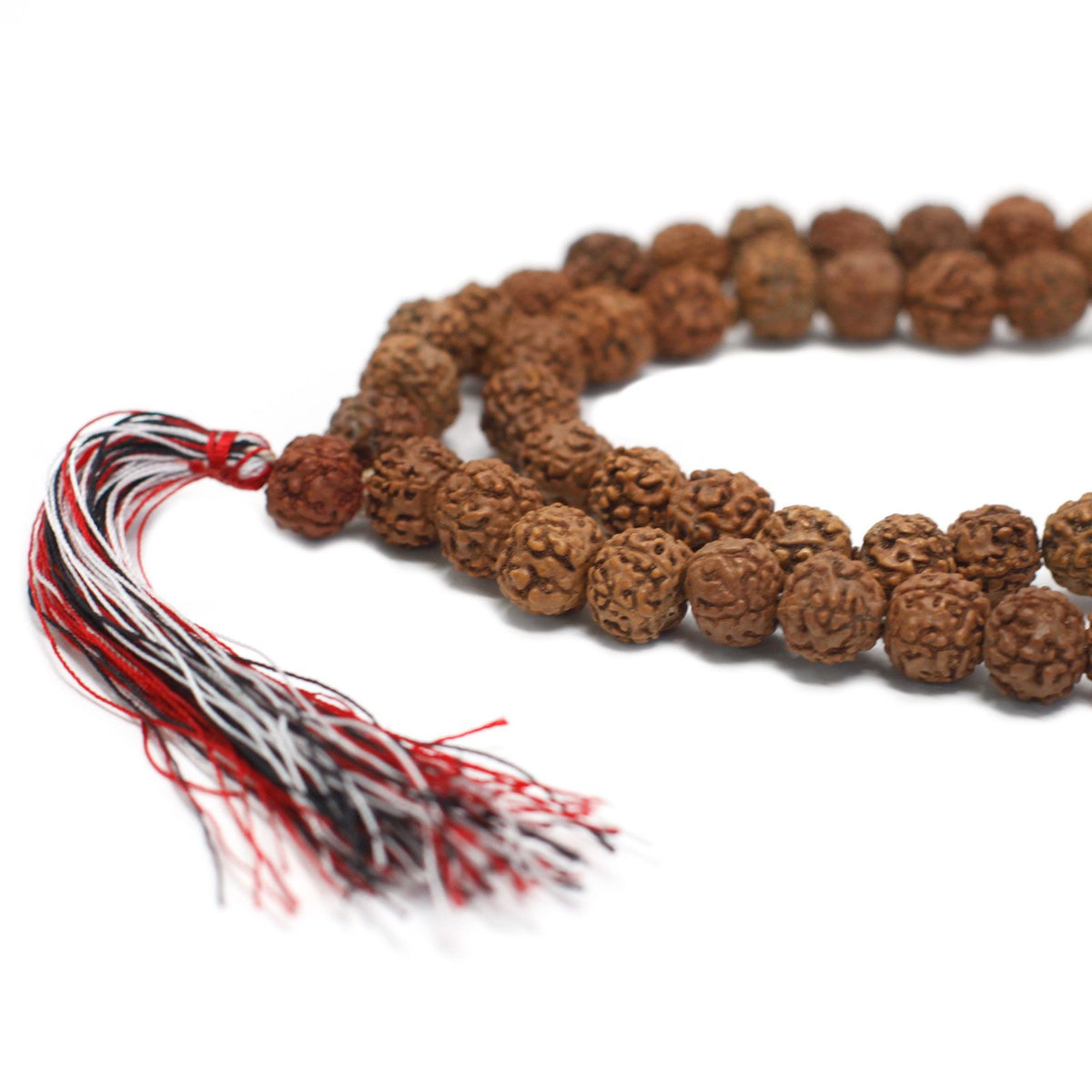 Rudraksha-Mala – 108 Perlen – Natur