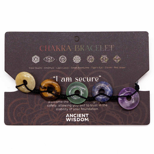 Armband – Chakra Schnur große Donuts