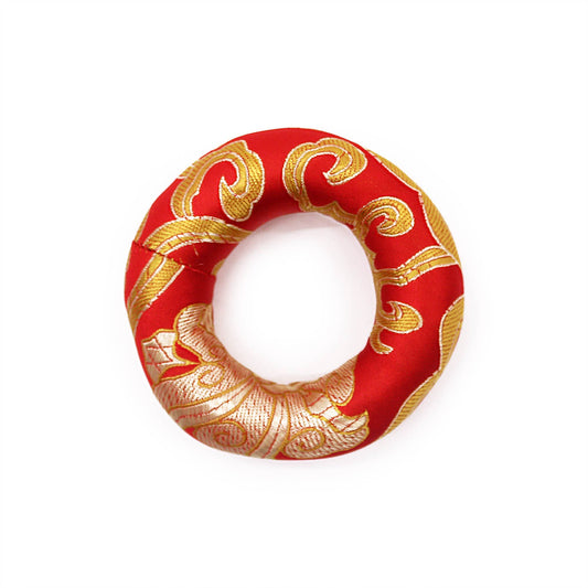 Klangschalen-Ring – 8 cm rot (für Schalen 10–12 cm)