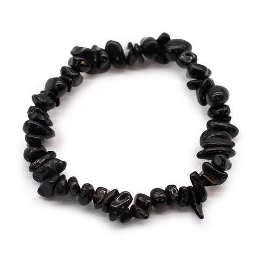 Armband – Edelsteinsplitter schwarzer Achat