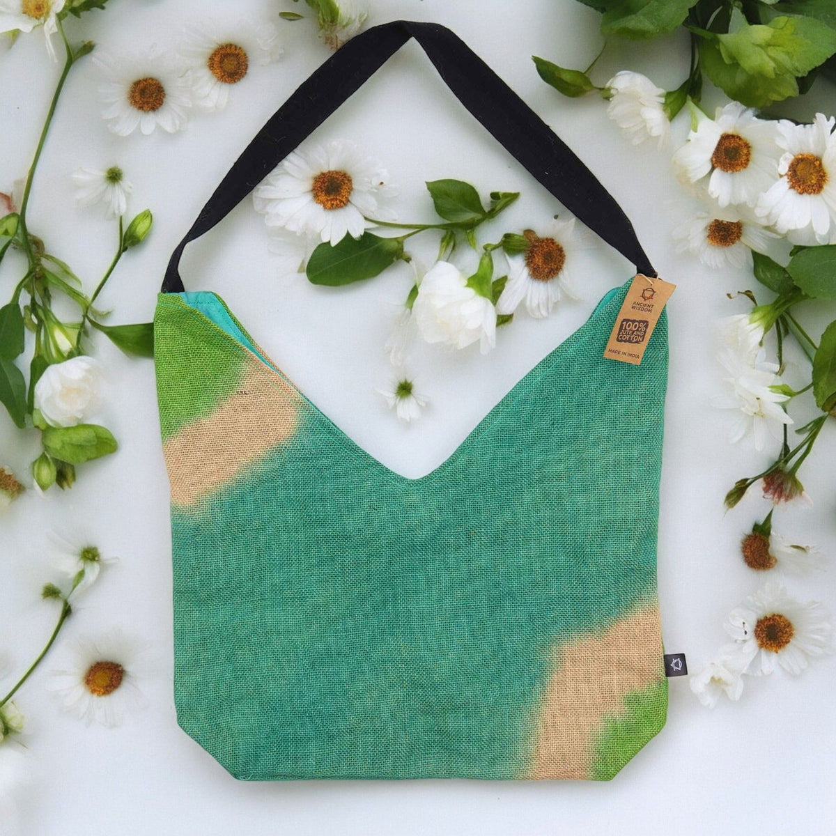 Schultertasche Soft Blend – Petrol