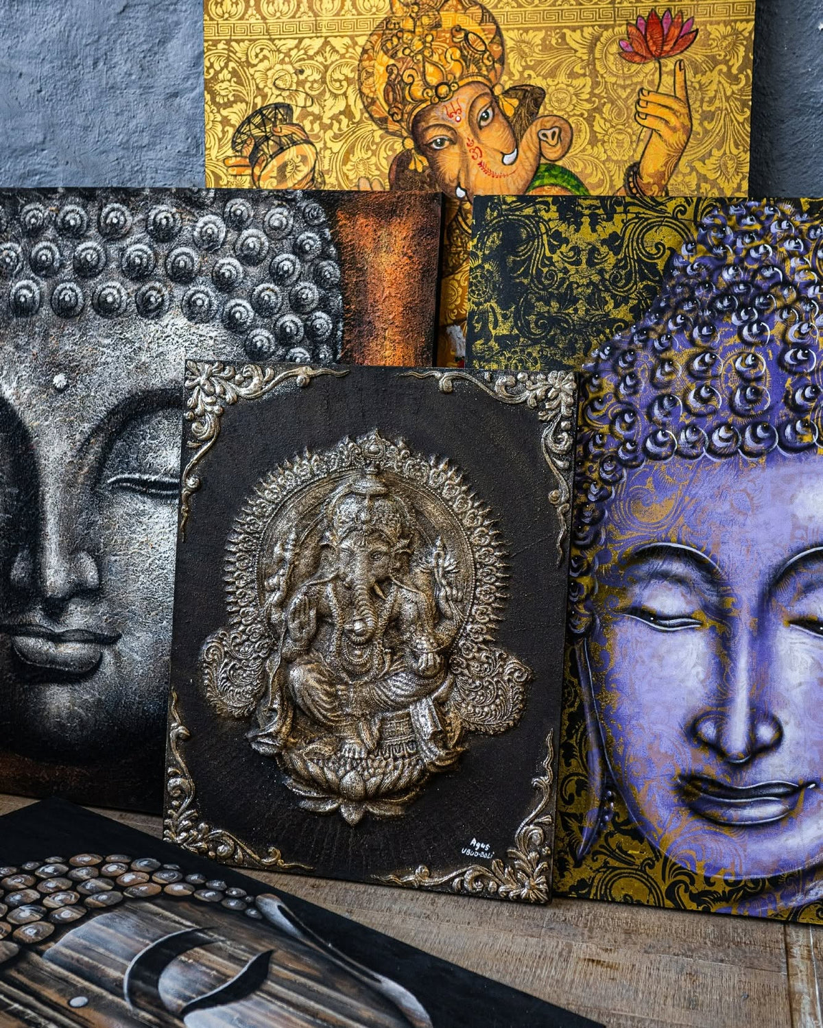 Acrylgemälde aus Bali