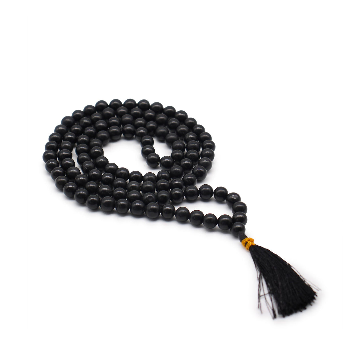 Mala – 108 Perlen – schwarzer Achat