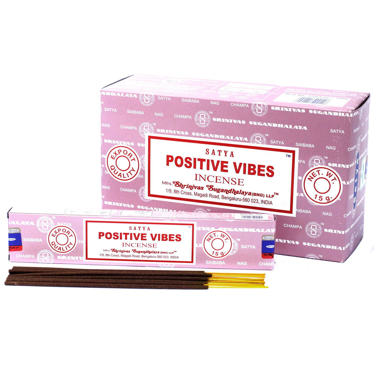 Räucherstäbchen – Satya Positive Vibes – 15 g