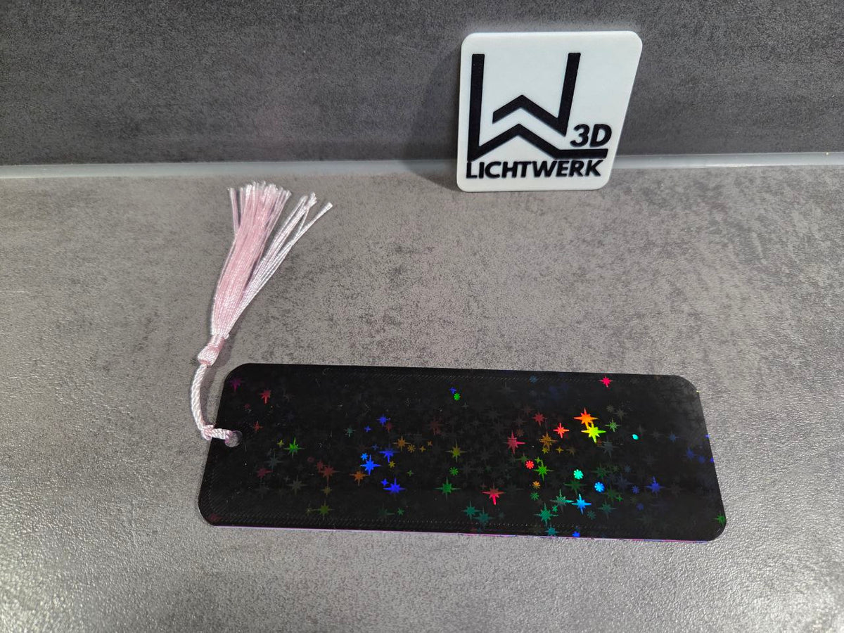 3D-gedrucktes Lesezeichen „Süßes Einhorn“ – in traumhaften Lila- & Pinktönen