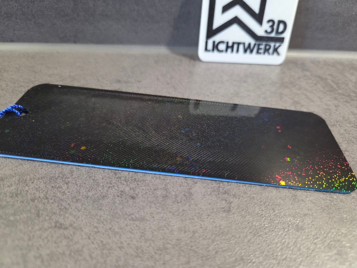 3D-gedrucktes Lesezeichen „Schulkind 2026“ – moderner Graffiti-Style