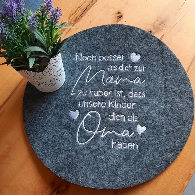 Untersetzer für Oma