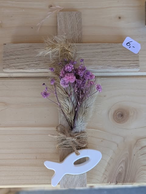 Trockenblumen-Gesteck