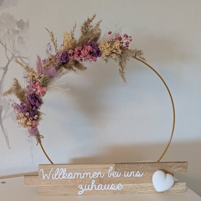 Trockenblumen-Kranz