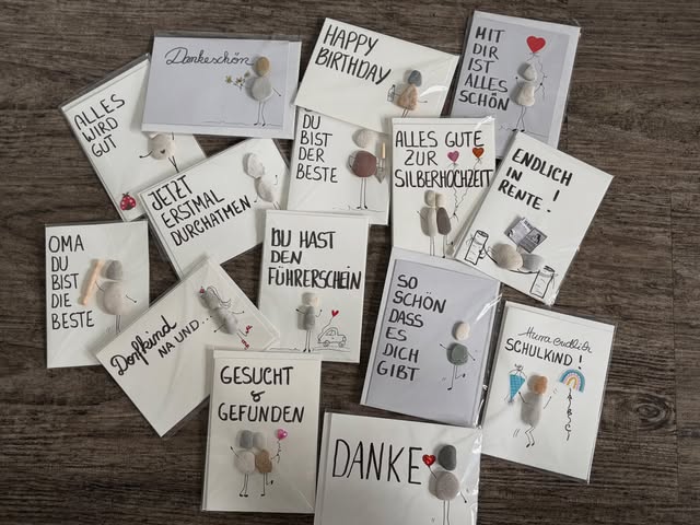 Kieselstein-Karten