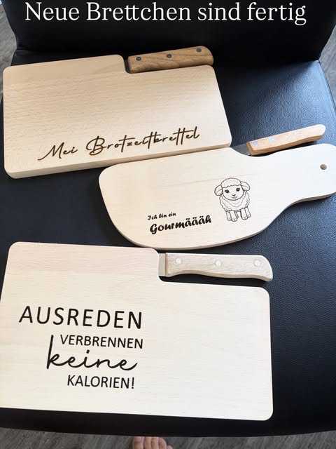 Gravierte Brettchen