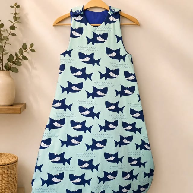 Schlafsack mit Haien