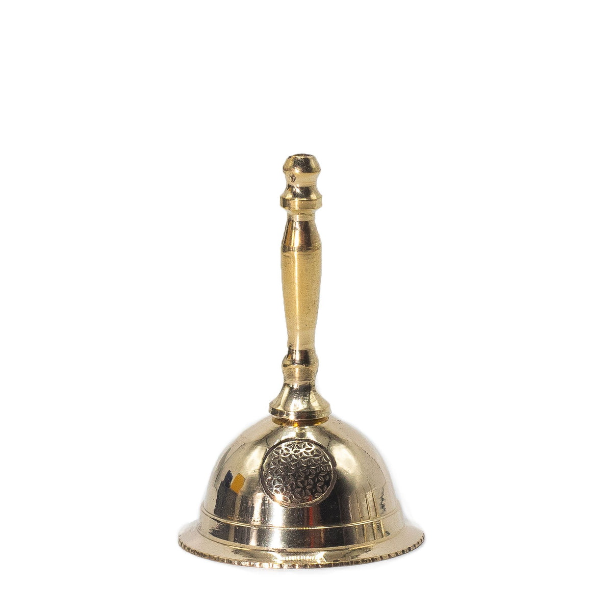 Altarglocke – Messing Blume des Lebens – 7 cm