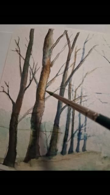 Pinsel und Papier