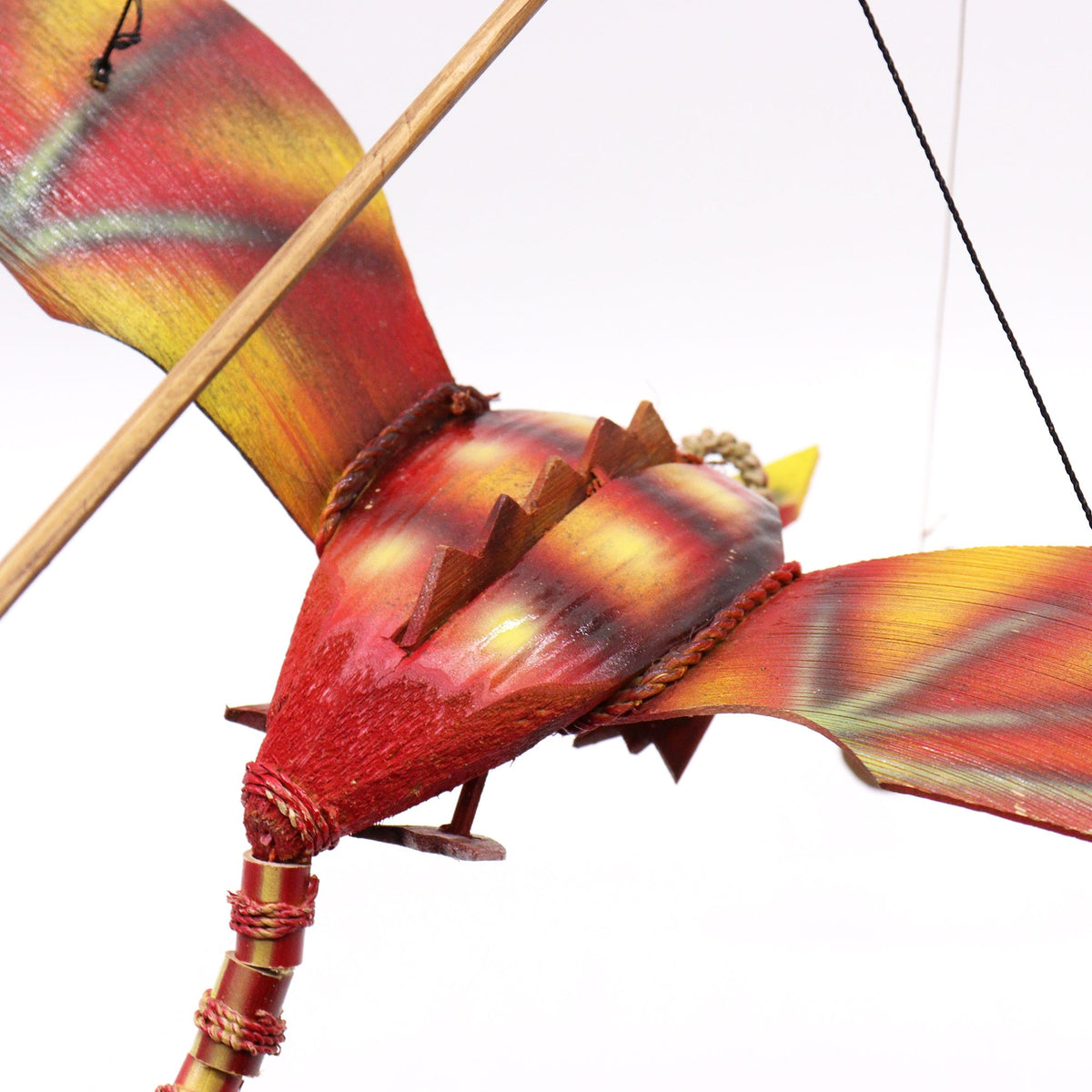 Mobile – Kokos-Drache rot – 37 cm