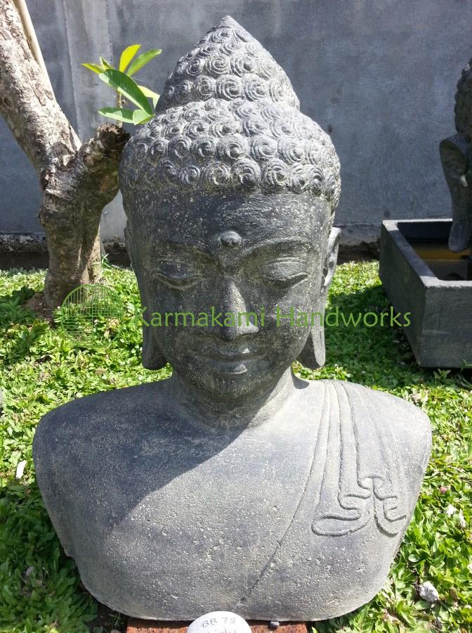 Buddha-Büste – Steinguss – 55 cm