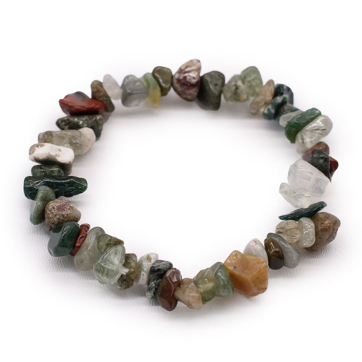 Armband – Edelsteinsplitter Moosachat