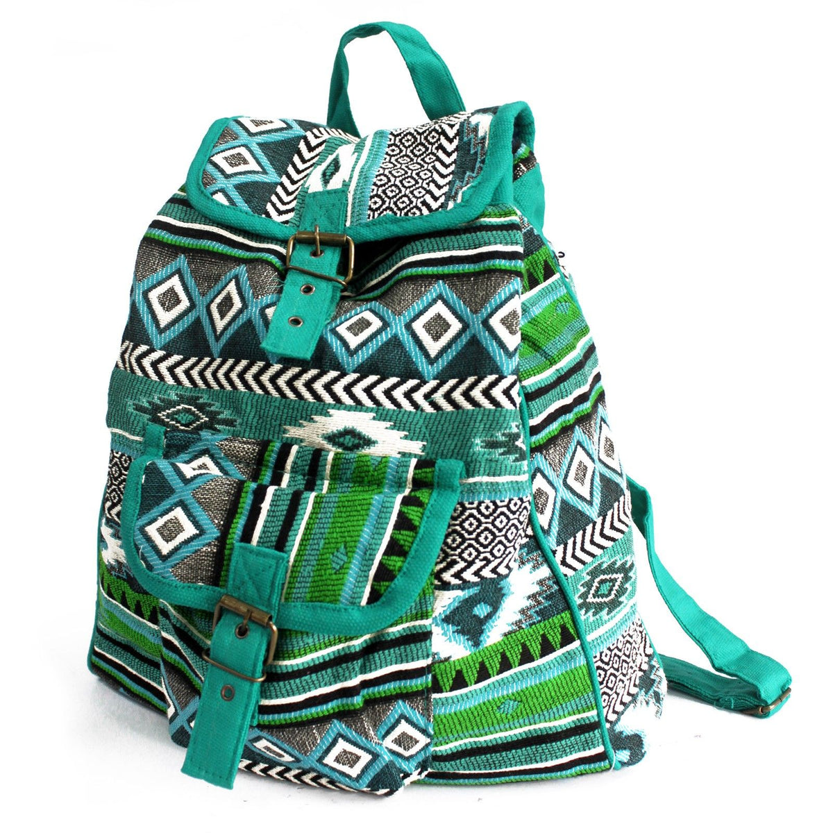 Rucksack – Jacquard – Petrol