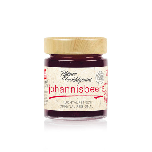 Fruchtaufstrich Johannisbeere 225 g – Rhöner Fruchtgenuss