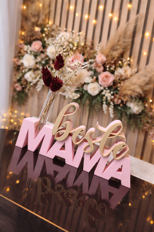 Schriftzug Beste Mama von KirrWerk