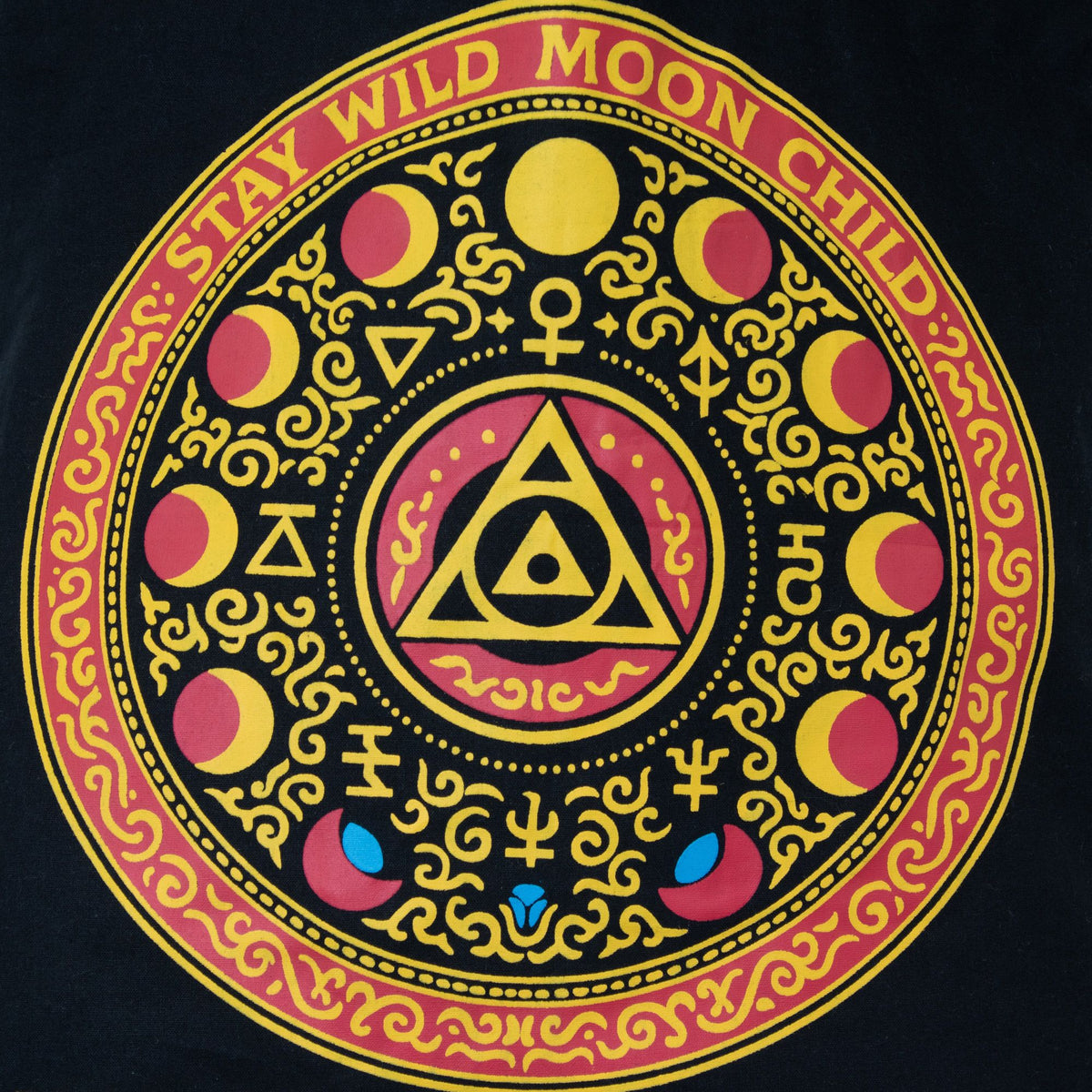 Einkaufstasche Baumwolle – Luna Alchemie – schwarz