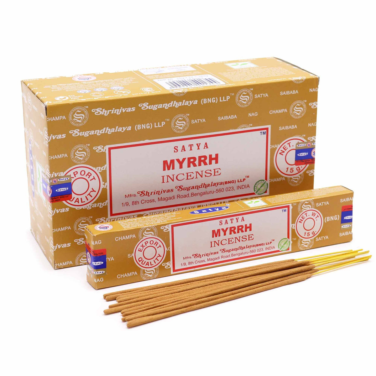 Räucherstäbchen – Satya Myrrhe – 15 g