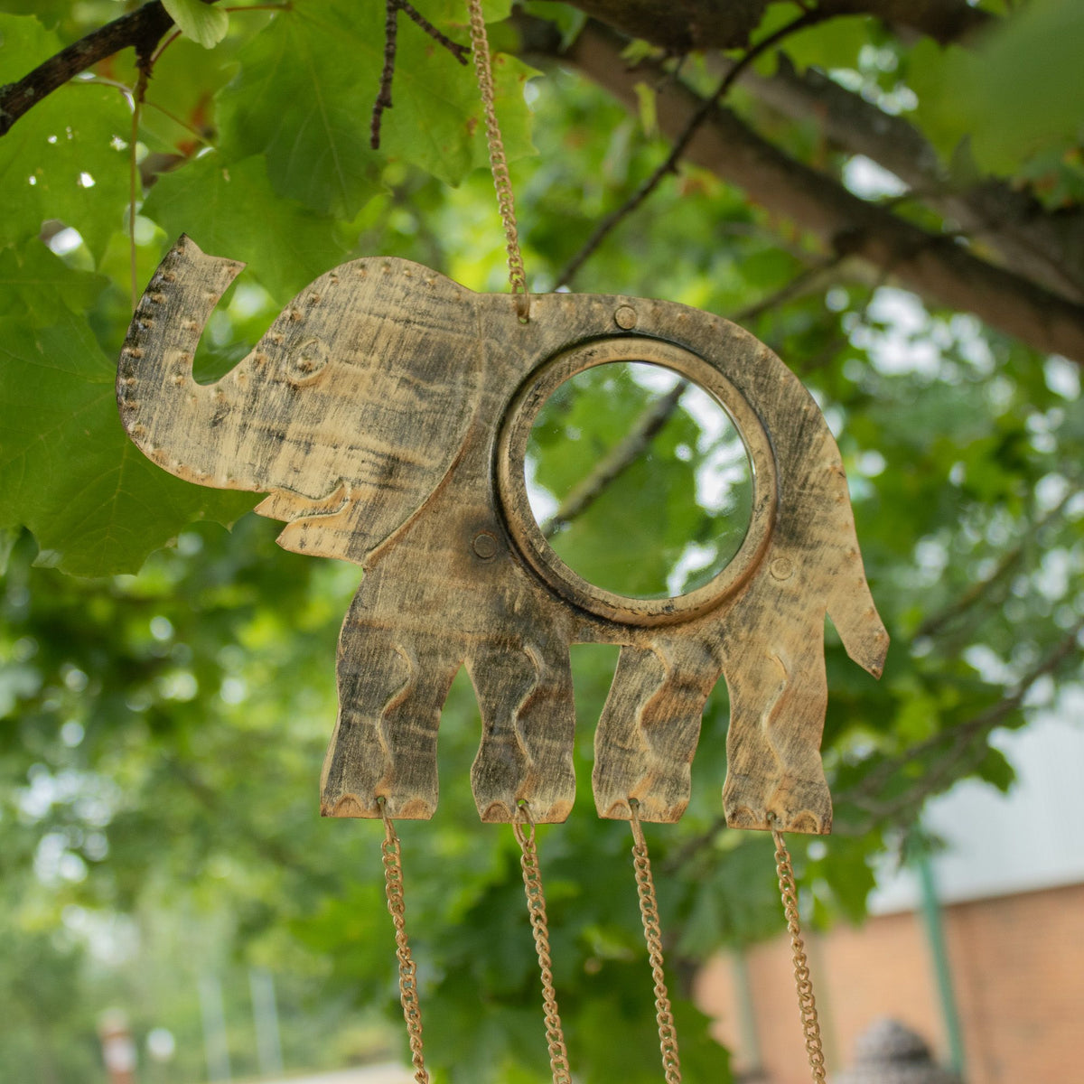 Glockenspiel – Elefant mit Spiegel – 60 cm