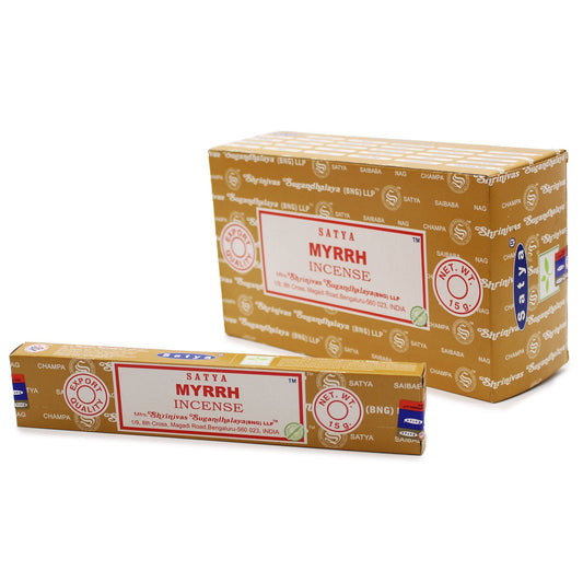 Räucherstäbchen – Satya Myrrhe – 15 g