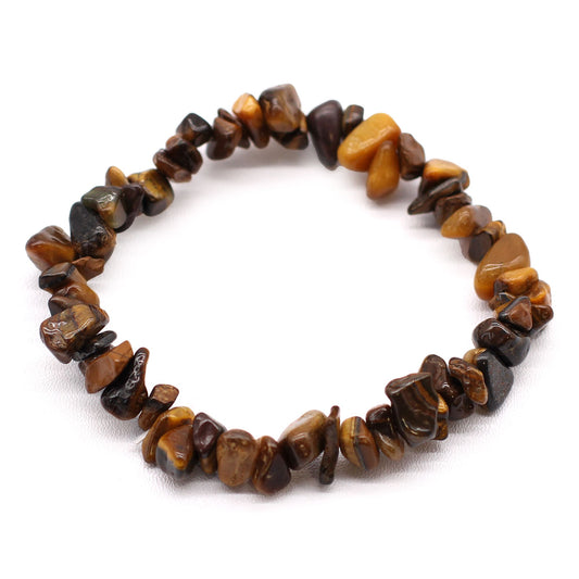 Armband – Edelsteinsplitter Tigerauge