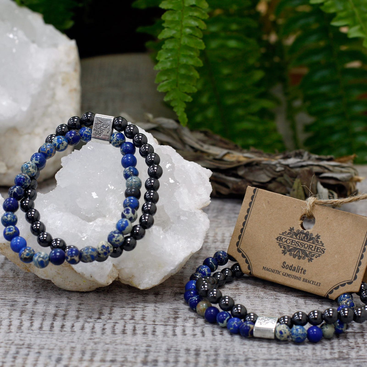 Armband – Magnet-Edelstein Sodalith