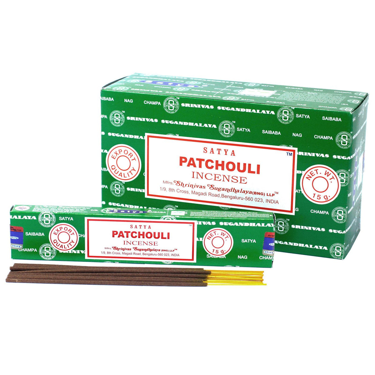 Räucherstäbchen – Satya Patchouli – 15 g
