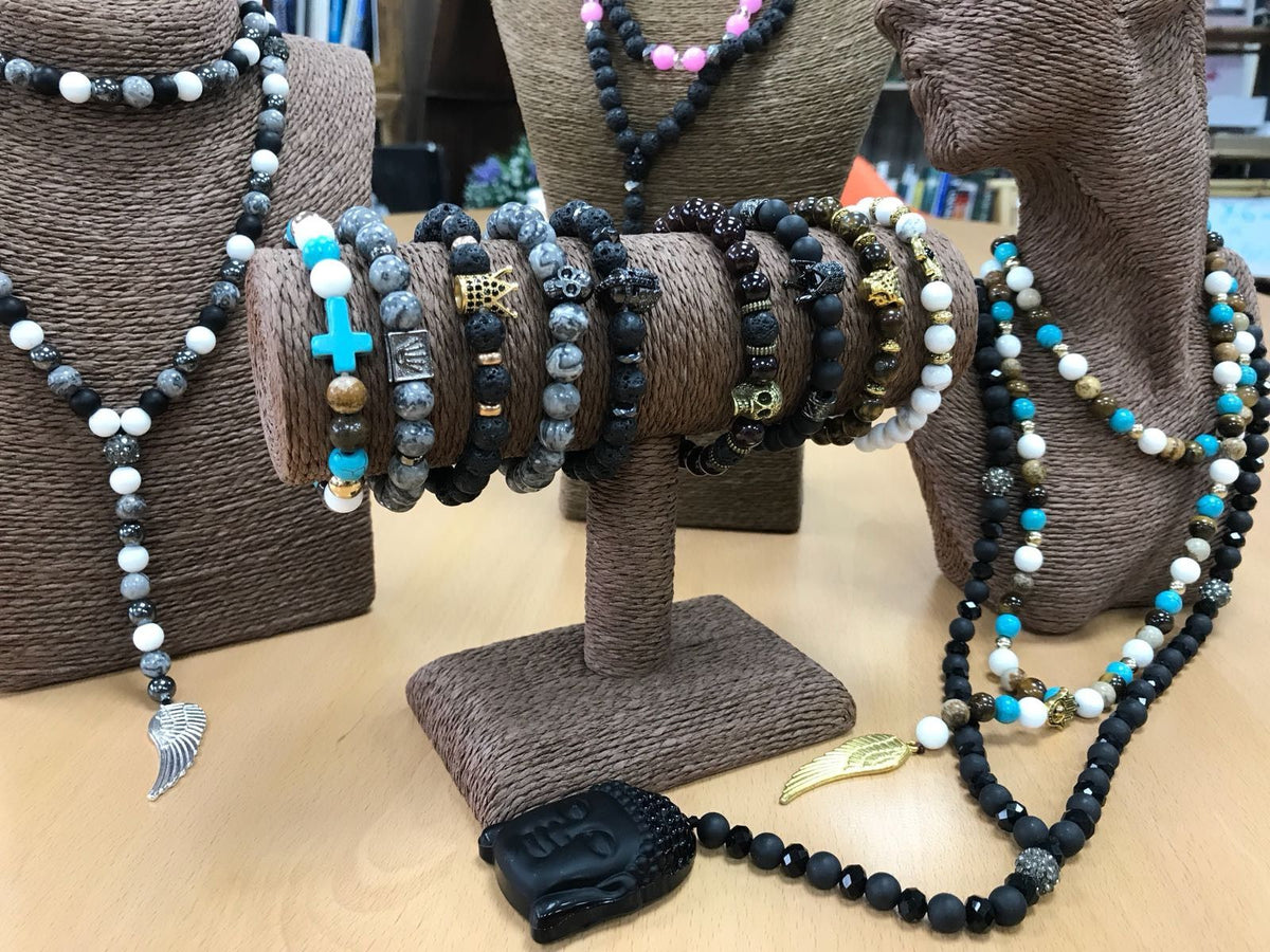Armband – Boho Gold-Hamsa Lavastein
