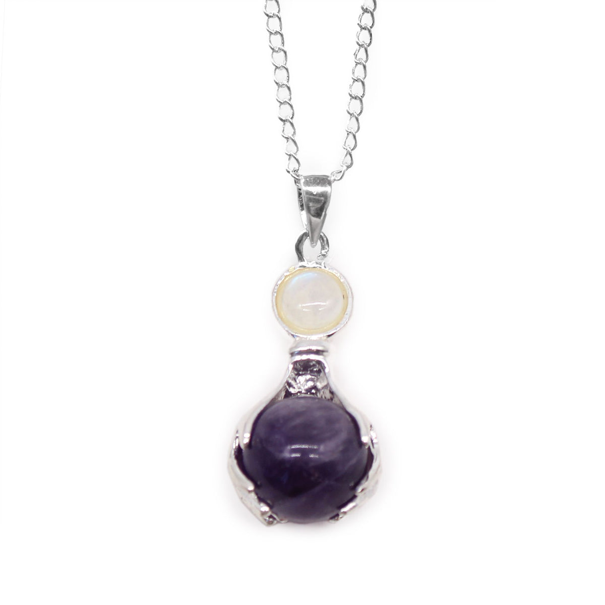 Anhänger – Edelstein Heilende Hände Amethyst