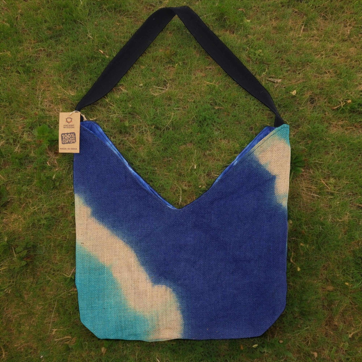 Schultertasche Soft Blend – Jeansblau