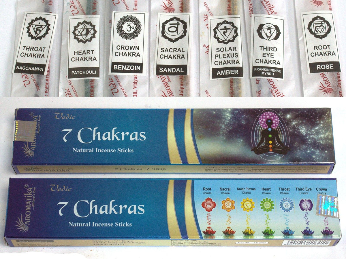 Räucherstäbchen – Vedic 7 Chakren