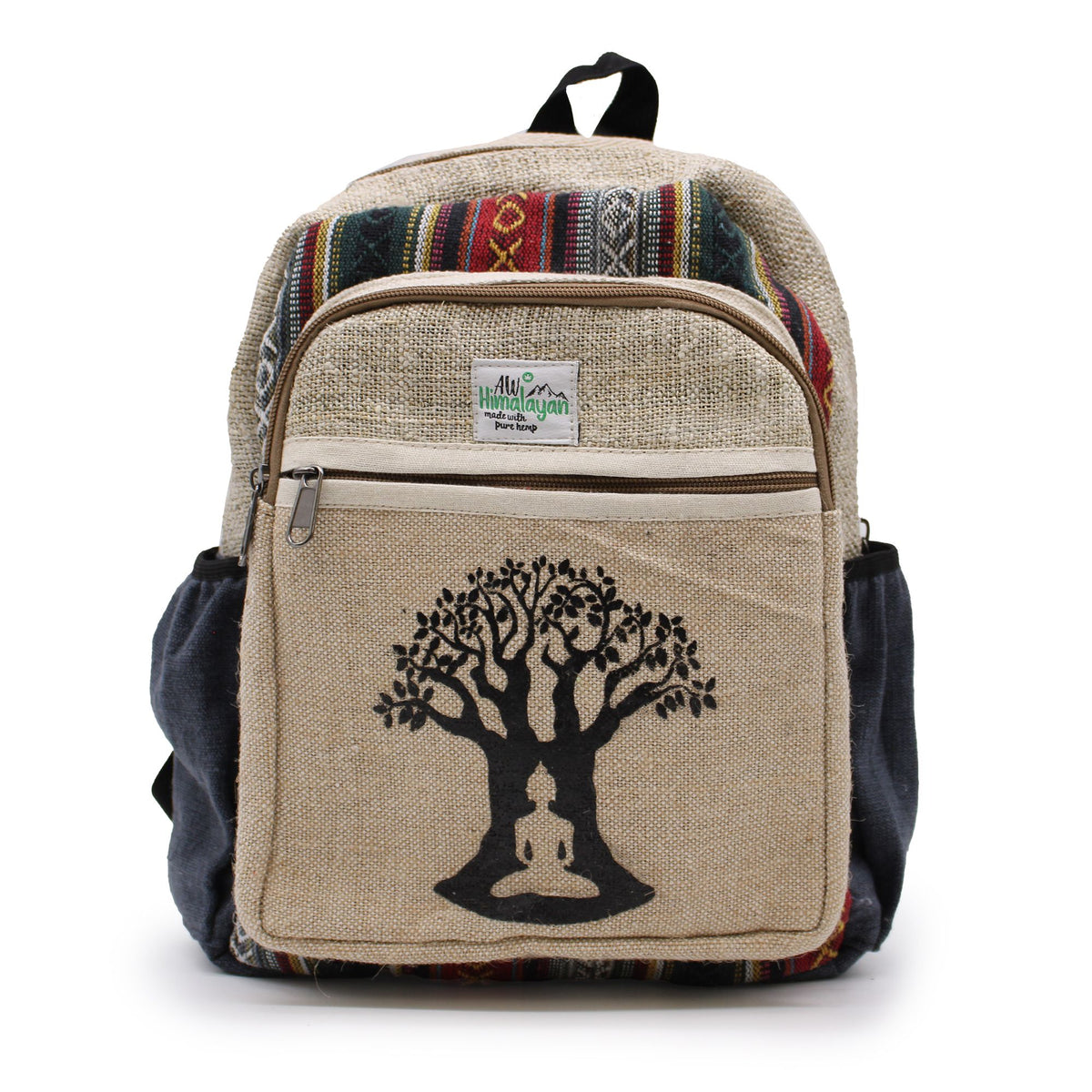 Hanf-Rucksack klein – Bodhi-Baum