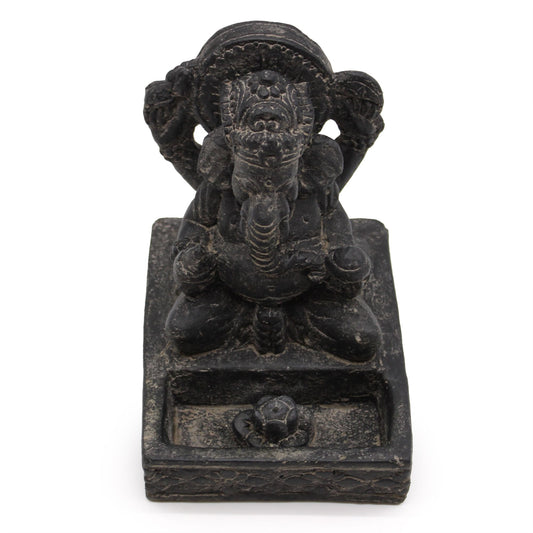 Räuchergefäß – Ganesha schwarz antik