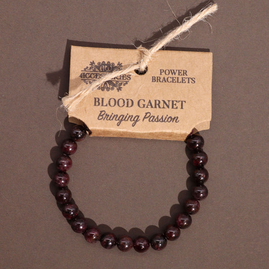 Armband – Kraft Granat