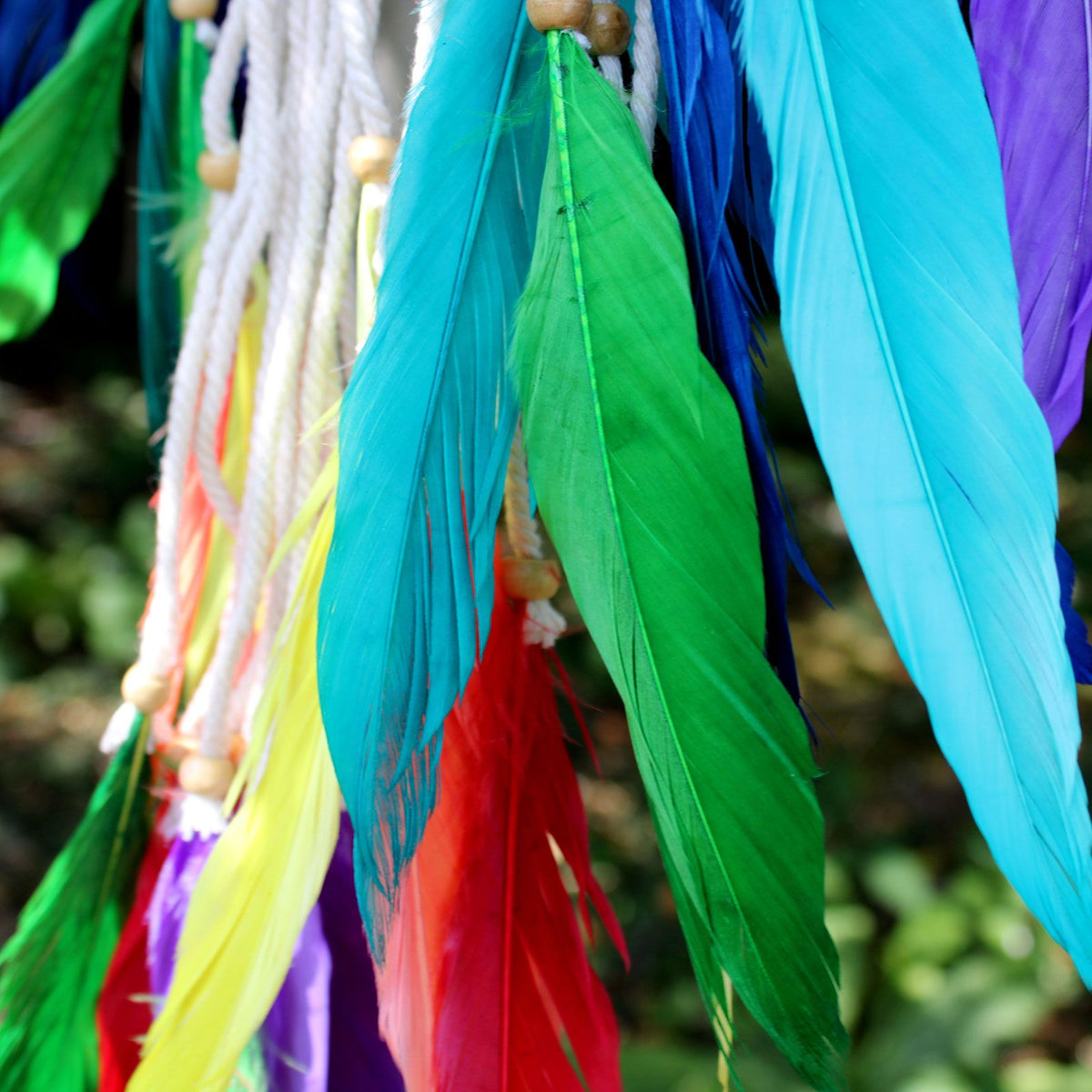 Bali-Traumfänger mittel – Pyramide – bunt