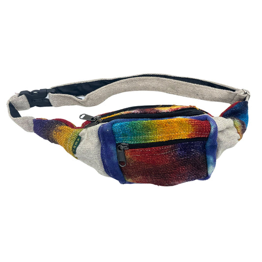 Gürteltasche – Hanf Batik