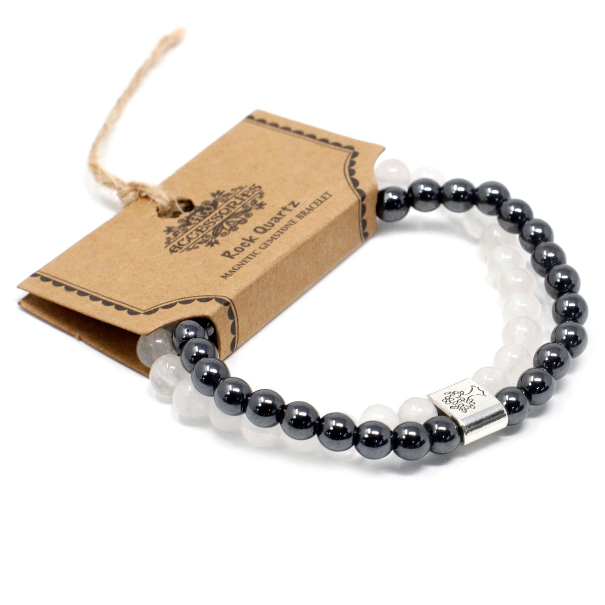 Armband – Magnet-Edelstein Bergkristall