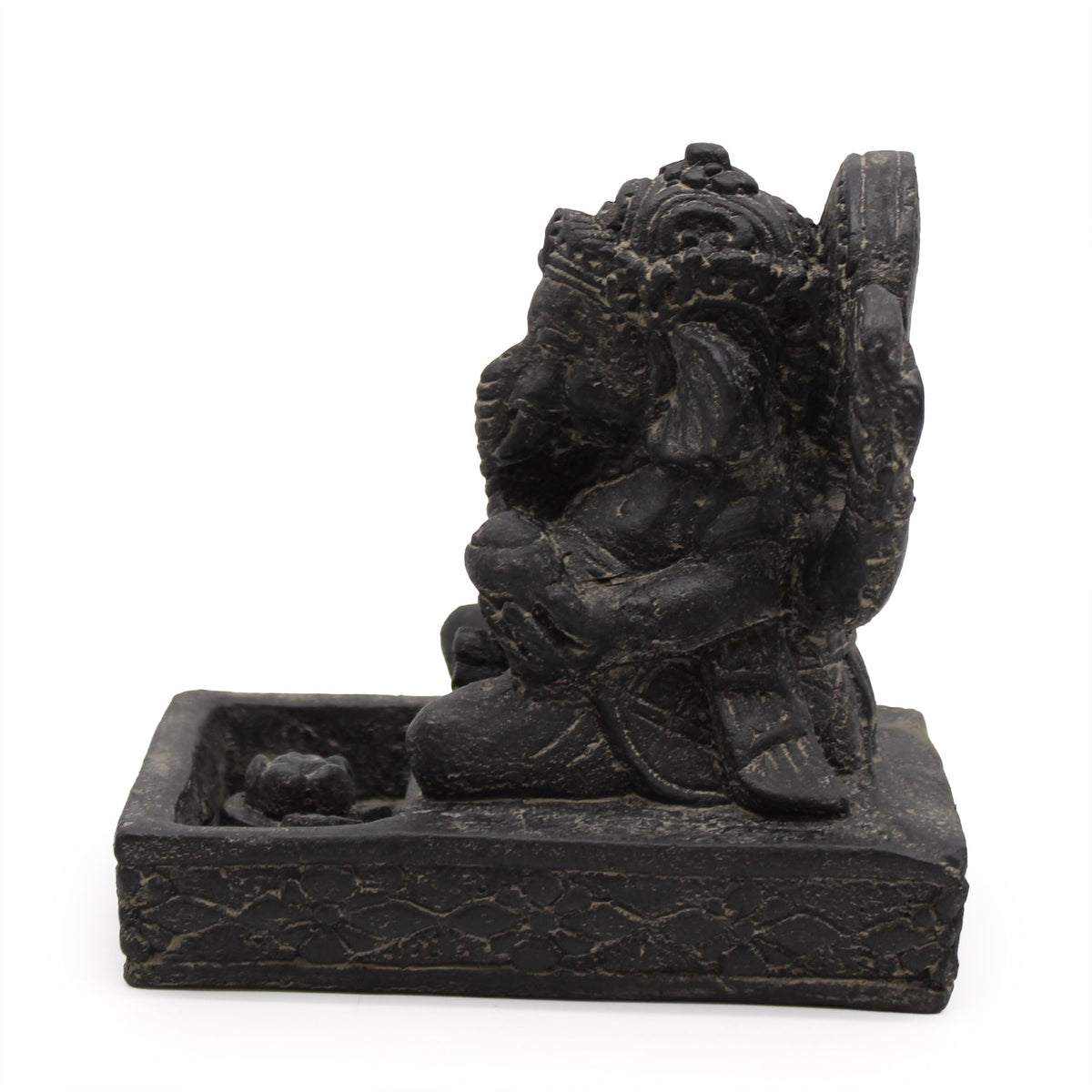 Räuchergefäß – Ganesha schwarz antik