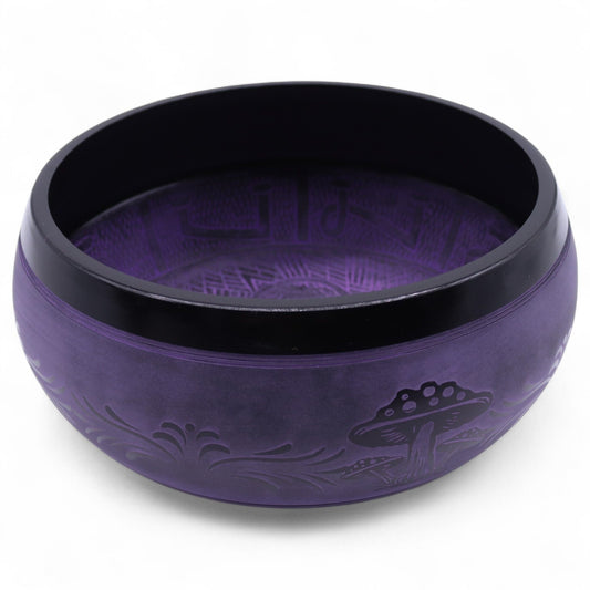 Klangschale – Pilz extra laut Purple Haze – 23 cm