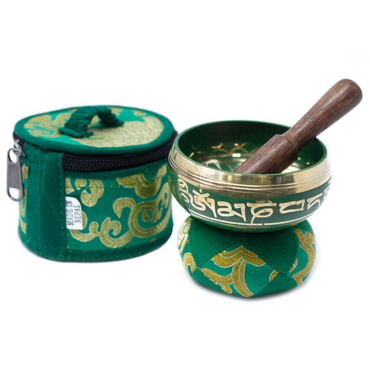 Klangschalen-Set – mini grün