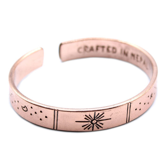 Armreif – Inspiration Kupfer Sonnenaufgang & Galaxie