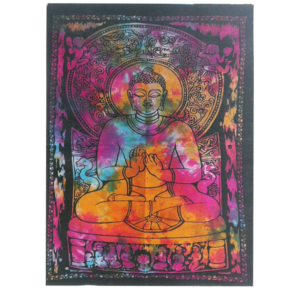 Wandtuch – Baumwolle friedlicher Buddha